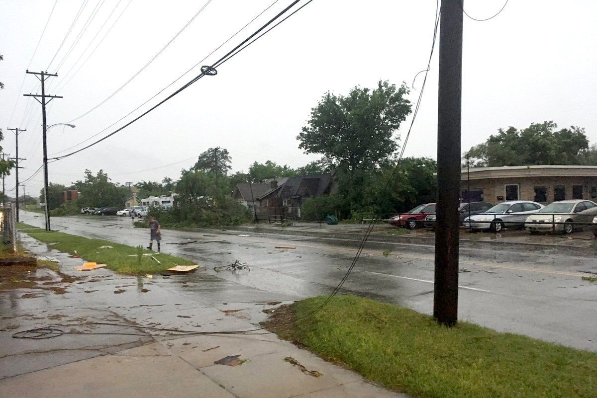 North Tulsa damage